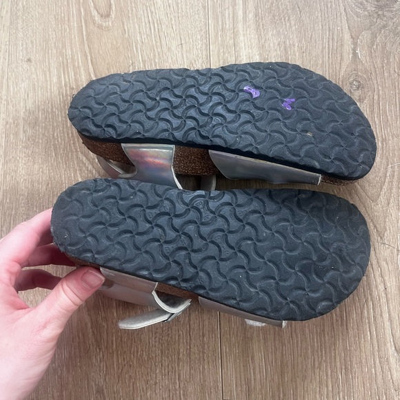 Birkenstock Rio, Unisex Kids' Sandals, Silver (Mirror Silver) - Picture 4 of 13